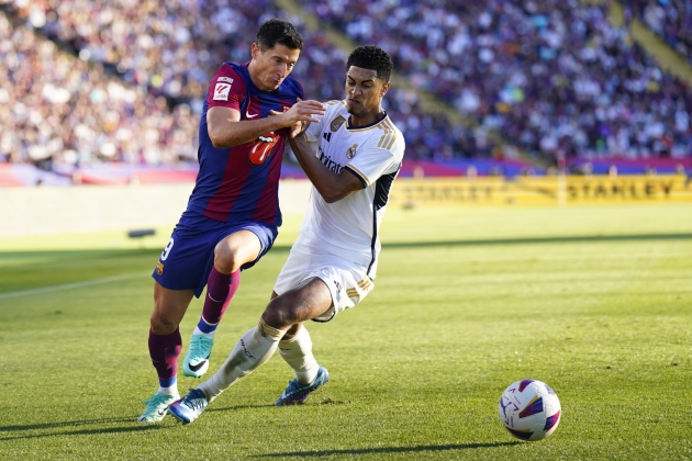 Robert Lewandowski Jude Bellingham Barça Reial Madrid / Foto: EFE