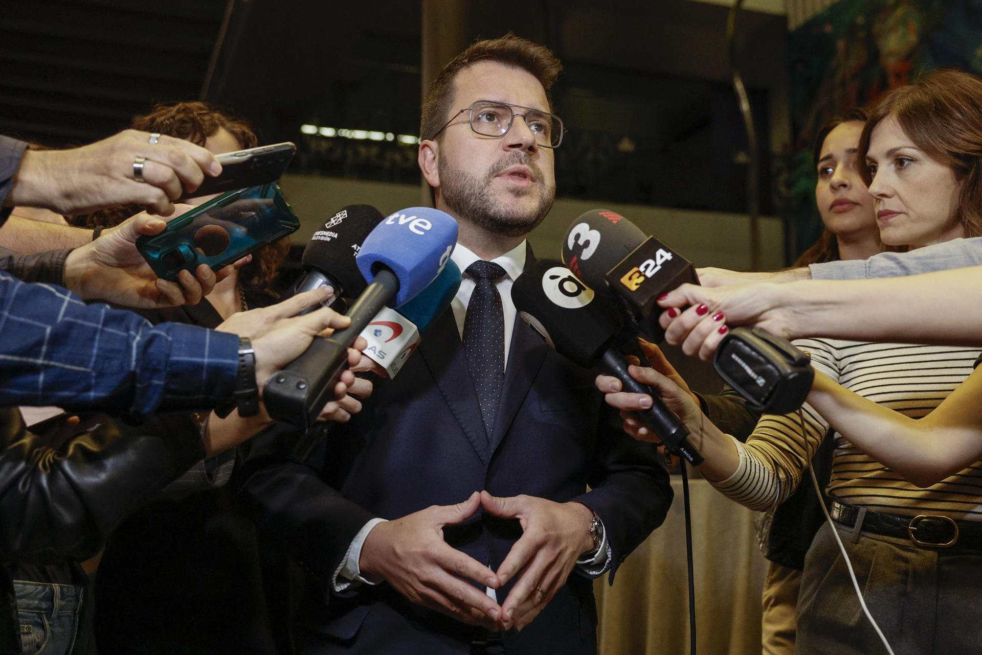 Aragonès defensa que "un cop confirmada l'amnistia" cal seguir treballant "pel referèndum"