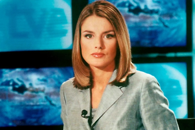 Letizia en su época de presentadora Letizia en su época de presentadora