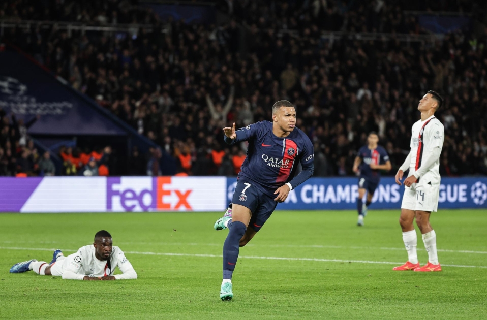 Kylian Mbappé PSG AC Milan / Foto: EFE Kylian Mbappé PSG AC Milan / Foto: EFE