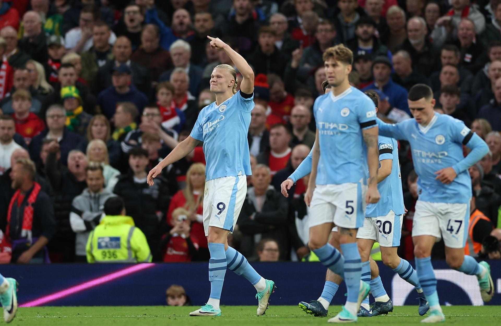 Haaland es reafirma a Old Trafford com el líder d'un City que no deixa de créixer (0-3)