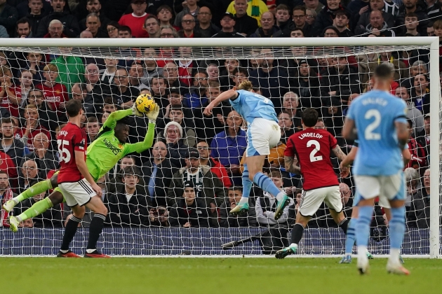 Erling Haaland Andre Onana Manchester City United Erling Haaland Andre Onana Manchester City United