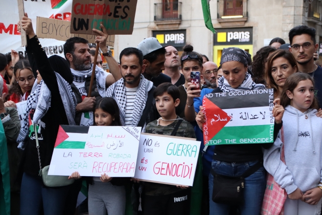 manifestació propalestina barcelona / Foto: ACN manifestació propalestina barcelona / Foto: ACN
