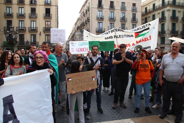 manifestació palestina a barcelona / Foto: ACN manifestació palestina a barcelona / Foto: ACN
