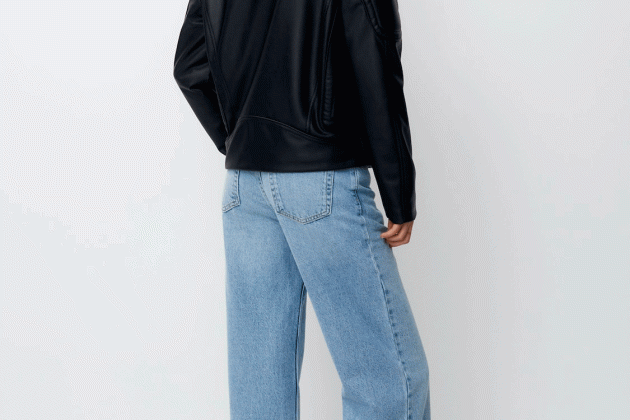 Caçadora biker efecte pell Caçadora biker efecte pell