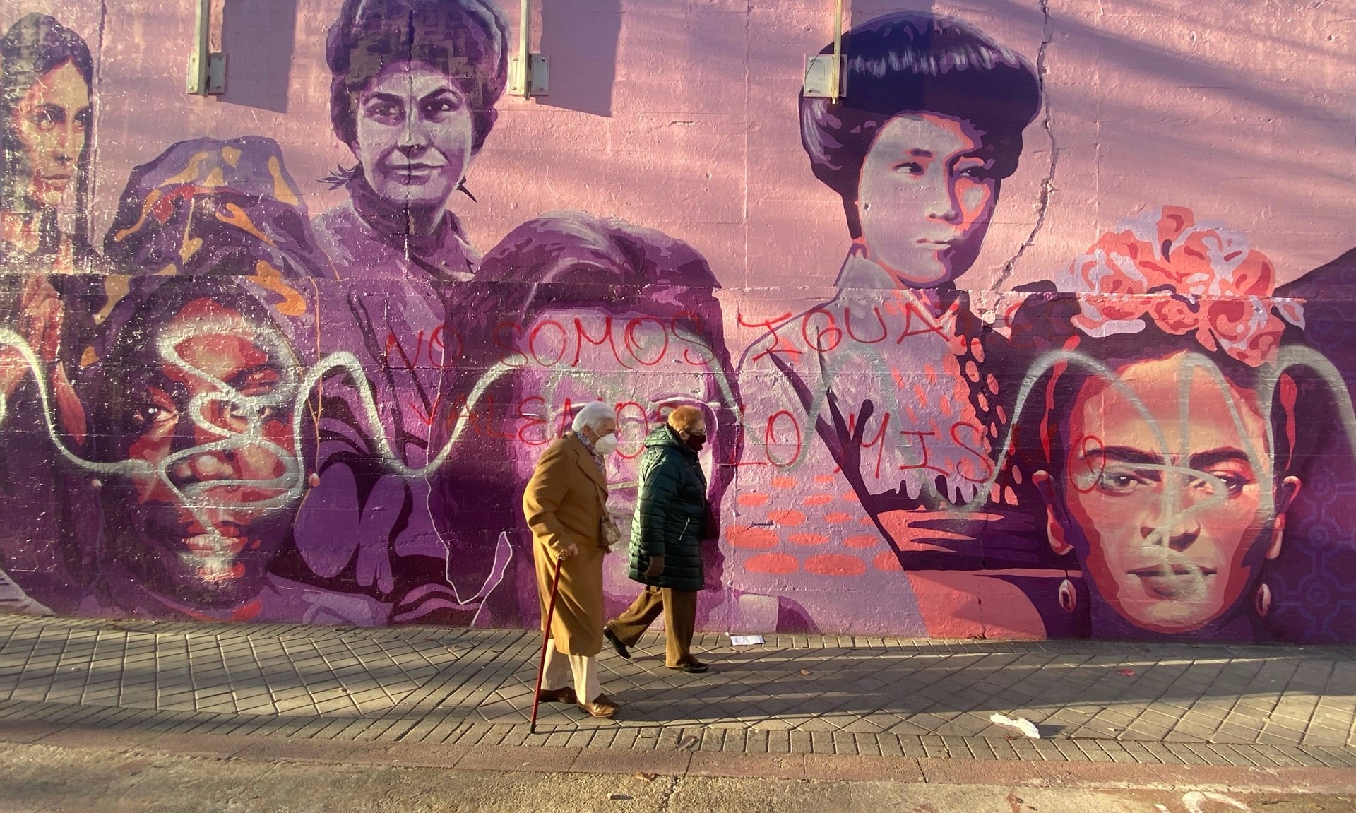 Un candidat de Vox a Madrid s'enfronta a 3 anys de presó per vandalitzar un mural feminista