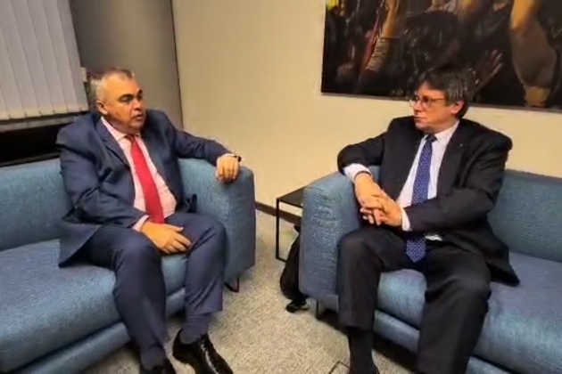 Santos Cerdán Carles Puigdemont Santos Cerdán Carles Puigdemont