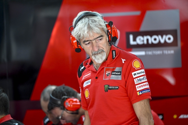 Gigi Dall'Igna, pensatiu durant el GP de Japó / Foto: Europa Press