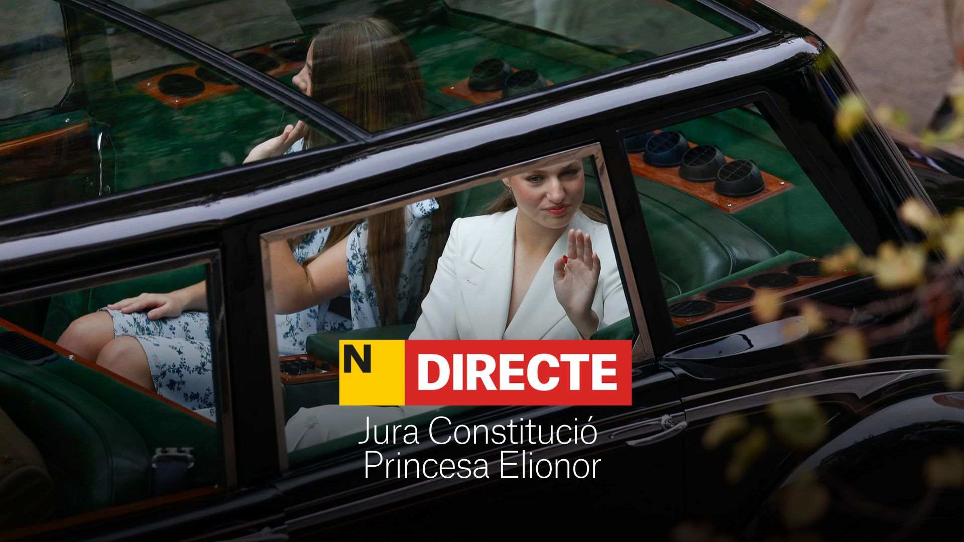 Leonor jura la Constitución, DIRECTO | Felipe VI impone el collar de Carlos III a la princesa de Asturias