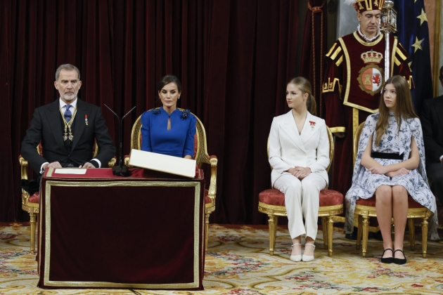 elionor jura constitució familia real foto efe elionor jura constitució familia real foto efe