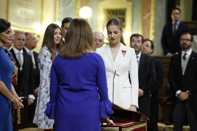 elionor a la jura de la constitució. foto: EFE