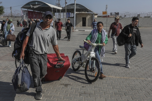 La apertura|abertura del paso de Rafah el miércoles 1/11/2023 / Foto: Europa Press