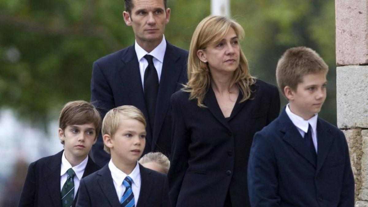 Iñaki con sus hijos efe Iñaki con sus hijos efe