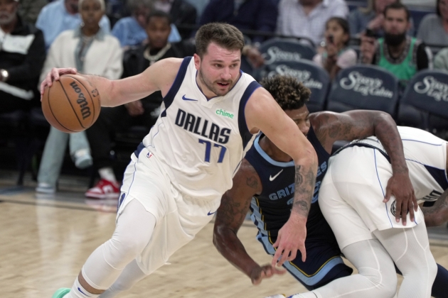 Luka Doncic, disputando un partido con los Dallas Mavericks / Foto: EFE