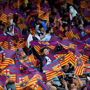 Barça banderes madrid camp nou EFE Barça banderes madrid camp nou EFE