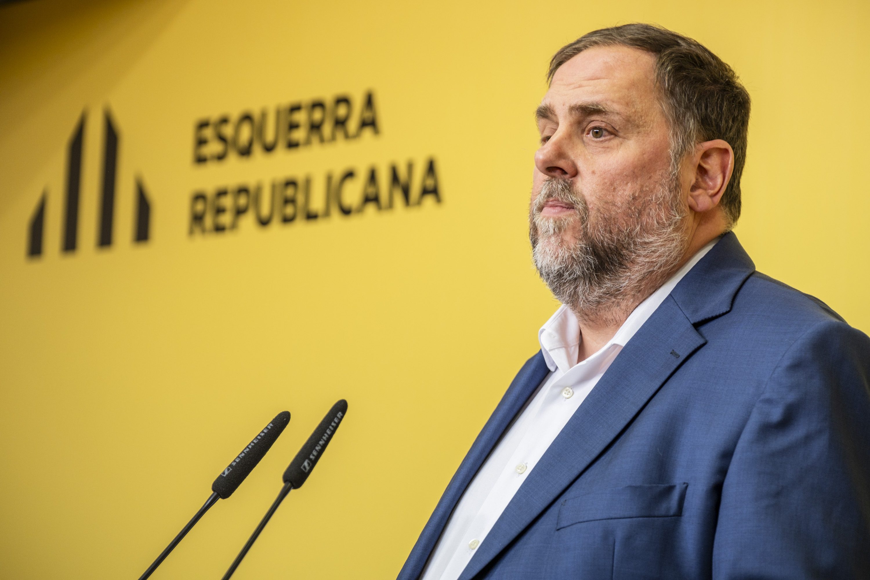 Junqueras, davant les enquestes pel 12-M: "Intenten desanimar-nos però no ho aconseguiran"