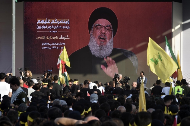 Lider Hezbollah, Hassan Nasrallah, primer discurs public 7 octubre / Efe Lider Hezbollah, Hassan Nasrallah, primer discurs public 7 octubre / Efe