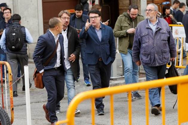 Josep Nuet y Xavier Domènech Tribunal Supremo / Efe