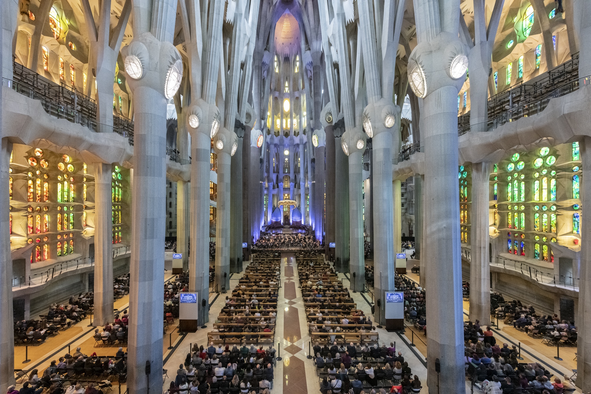 Comencen els actes de la culminació de les torres dels Evangelistes de la Sagrada Família