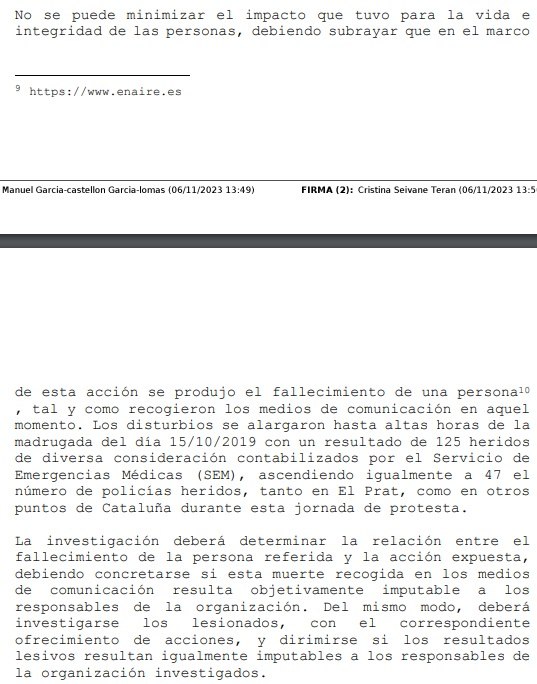 FOTO. Resolució Tsunami Democràtic FOTO. Resolució Tsunami Democràtic
