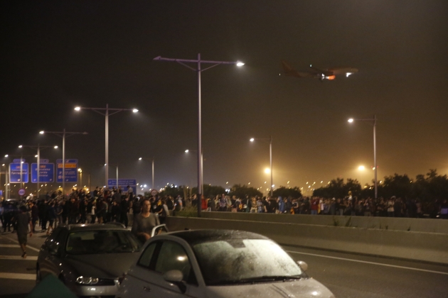 Protesta Aeroport Tsunami Democratic, 14 octubre 2019 / Sergi Alcazar