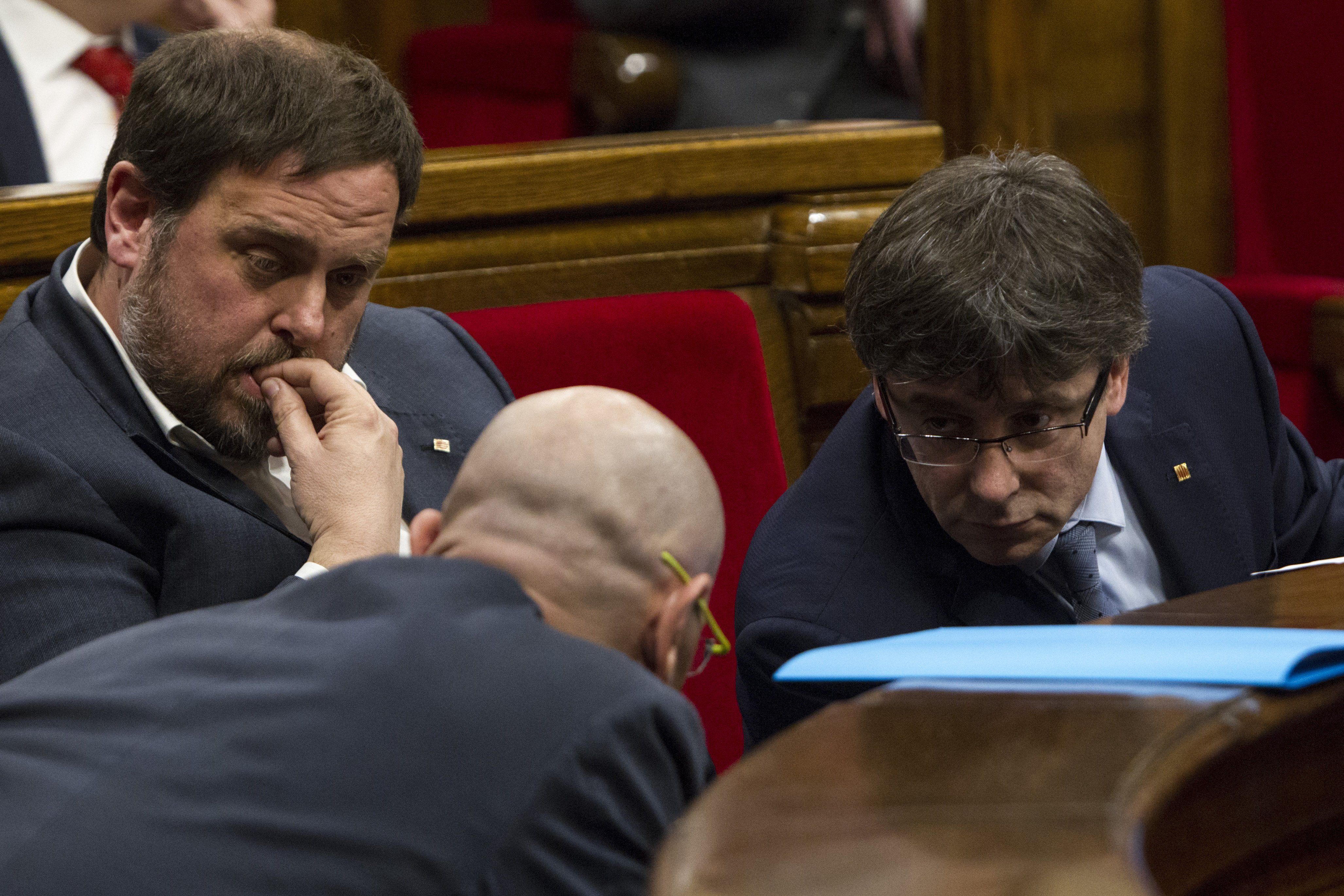 Puigdemont, Junqueras y Romeva explicarán el referéndum en Bruselas