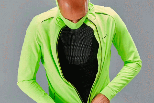 Chaqueta de ciclismo invierno hombre tiempo muy frío van rysel Chaqueta de ciclismo invierno hombre tiempo muy frío van rysel