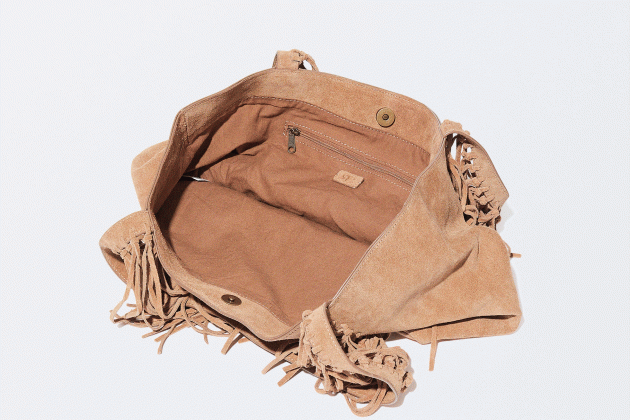 Bolso shopper con flecos Bolso shopper con flecos