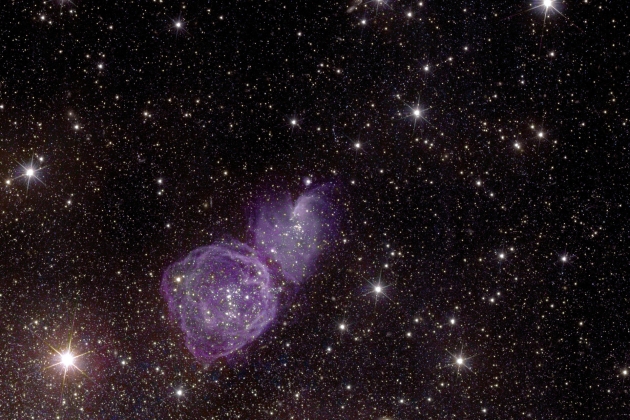 Galaxia irregular NGC 6822, missio Euclid - Efe / ESA / Euclid