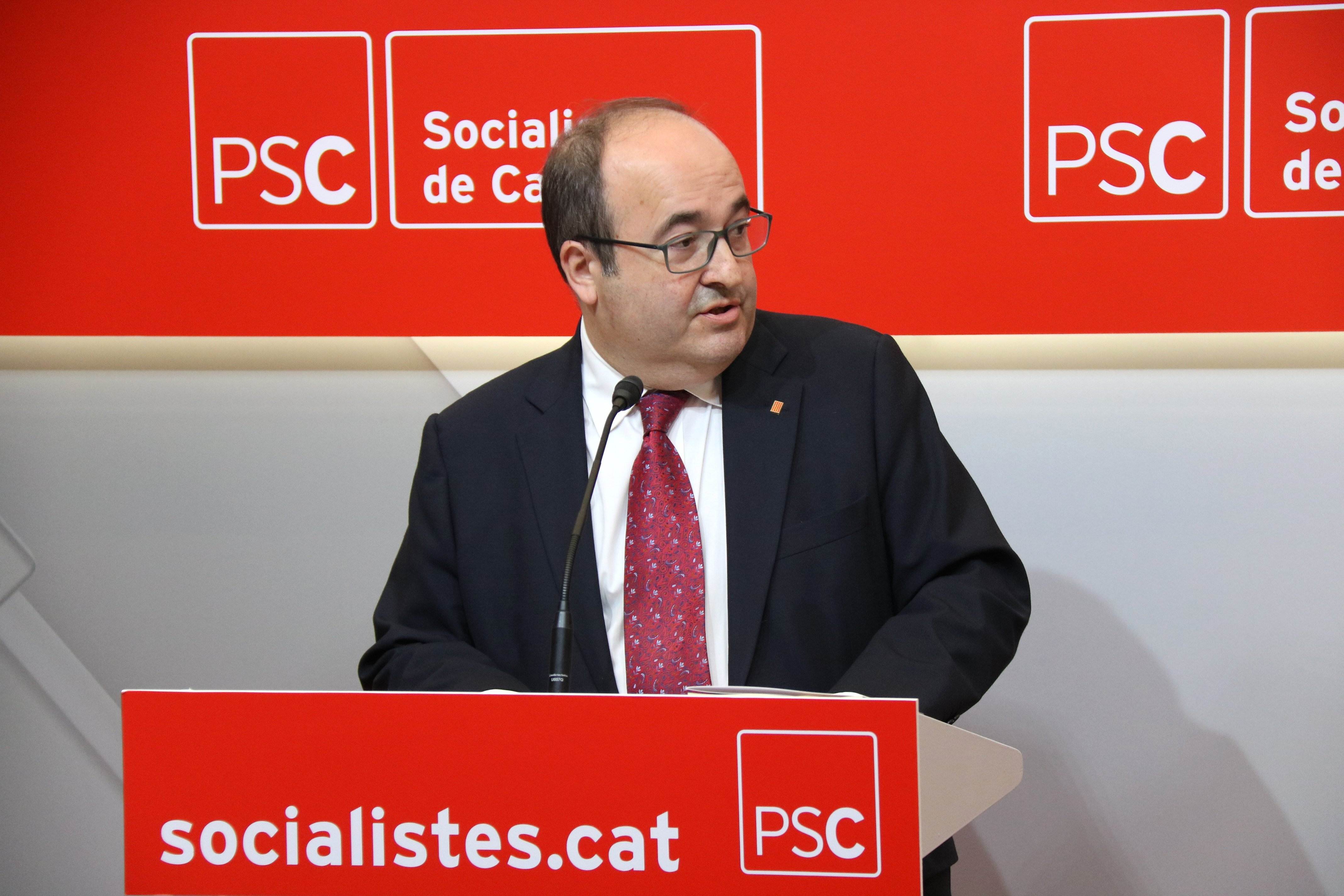 Iceta: "No vull un molt titella president de la Generalitat"