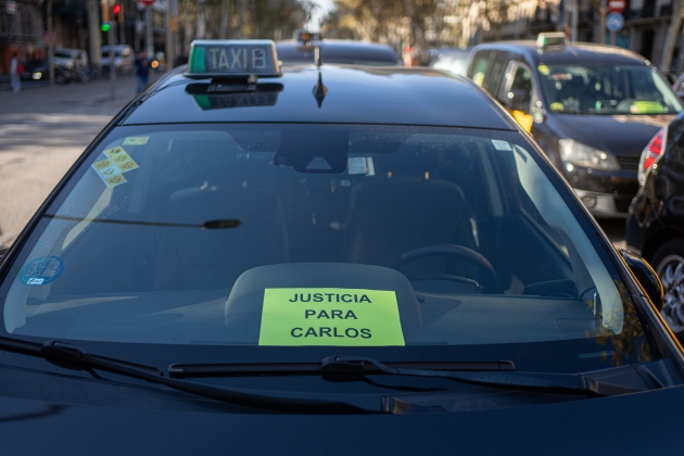 paro taxis barcelona muerte taxista foto paz venteo paro taxis barcelona muerte taxista foto paz venteo