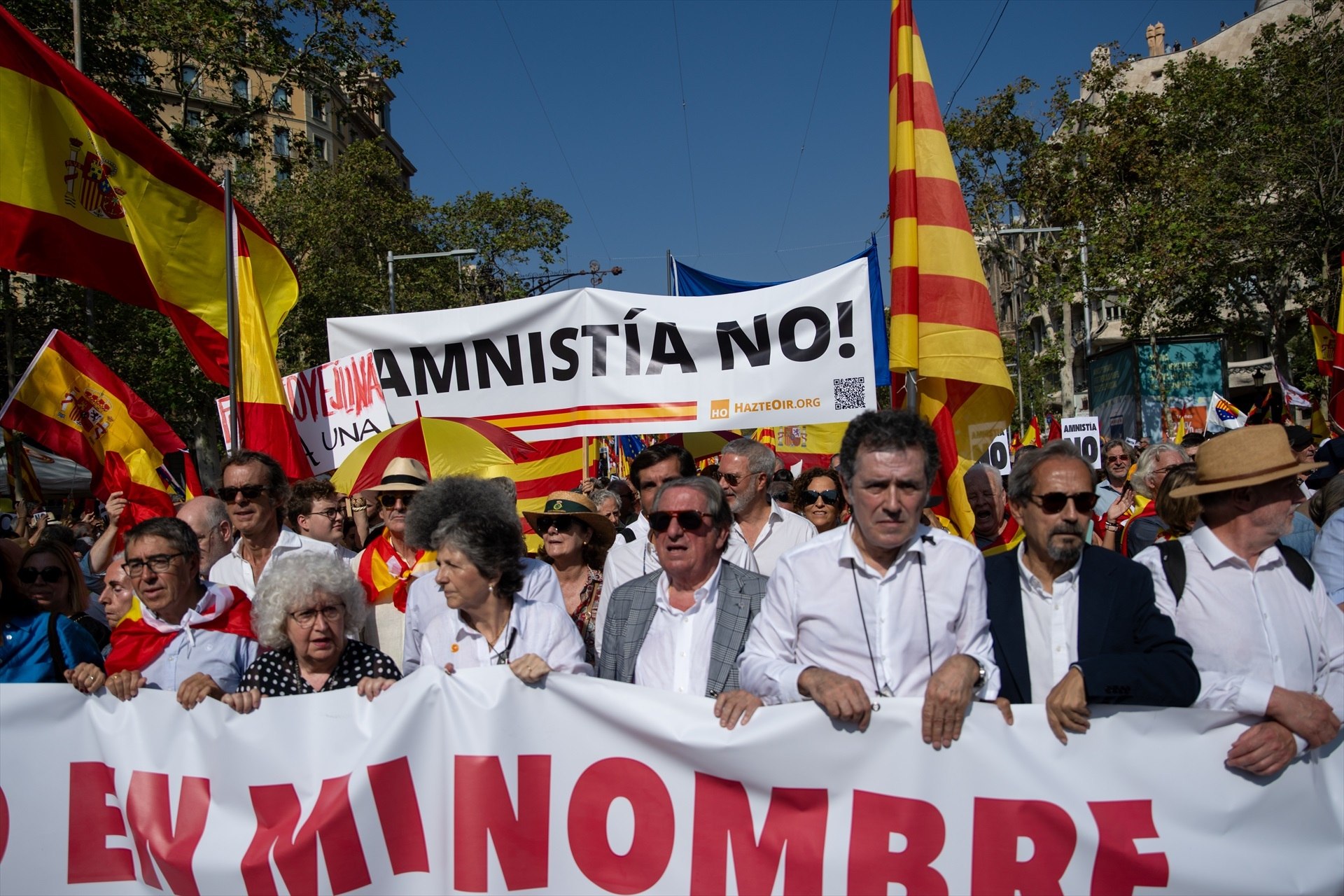 Manifestació del 12 de novembre contra l'amnistia: horari, on serà i qui hi participarà