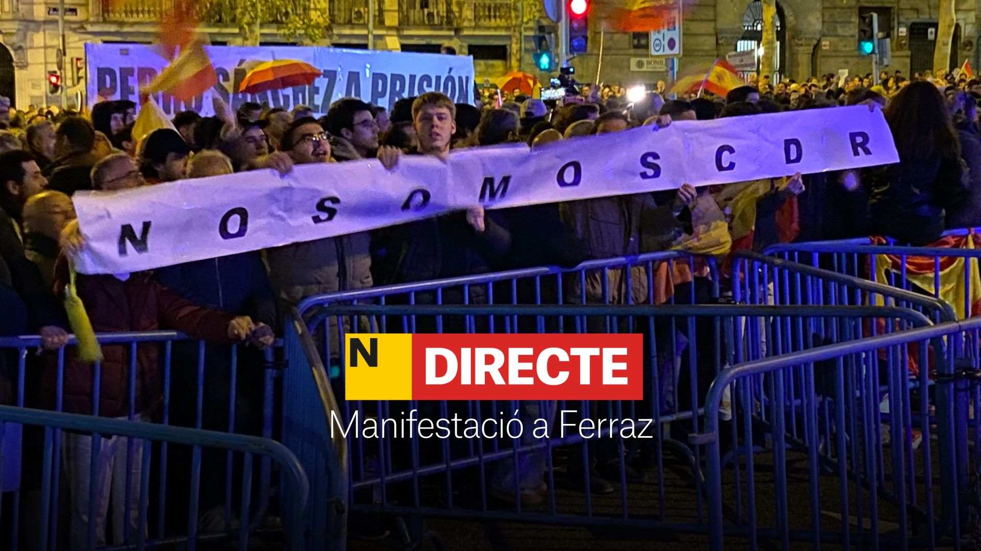 Manifestació contra l’amnistia a Madrid, DIRECTE | Últimes notícies del 8 de novembre