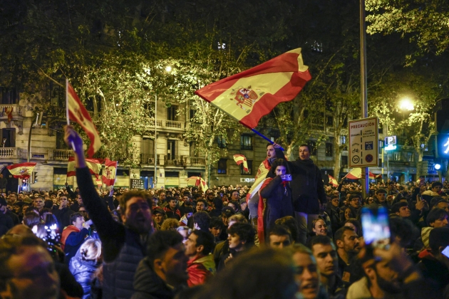 Manifestació ferraz dimecres 8/11 Foto: EFE Manifestació ferraz dimecres 8/11 Foto: EFE