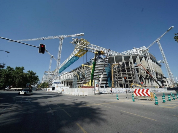 Obres en el Santiago Bernabéu | Foto: Europa Press Obres en el Santiago Bernabéu | Foto: Europa Press