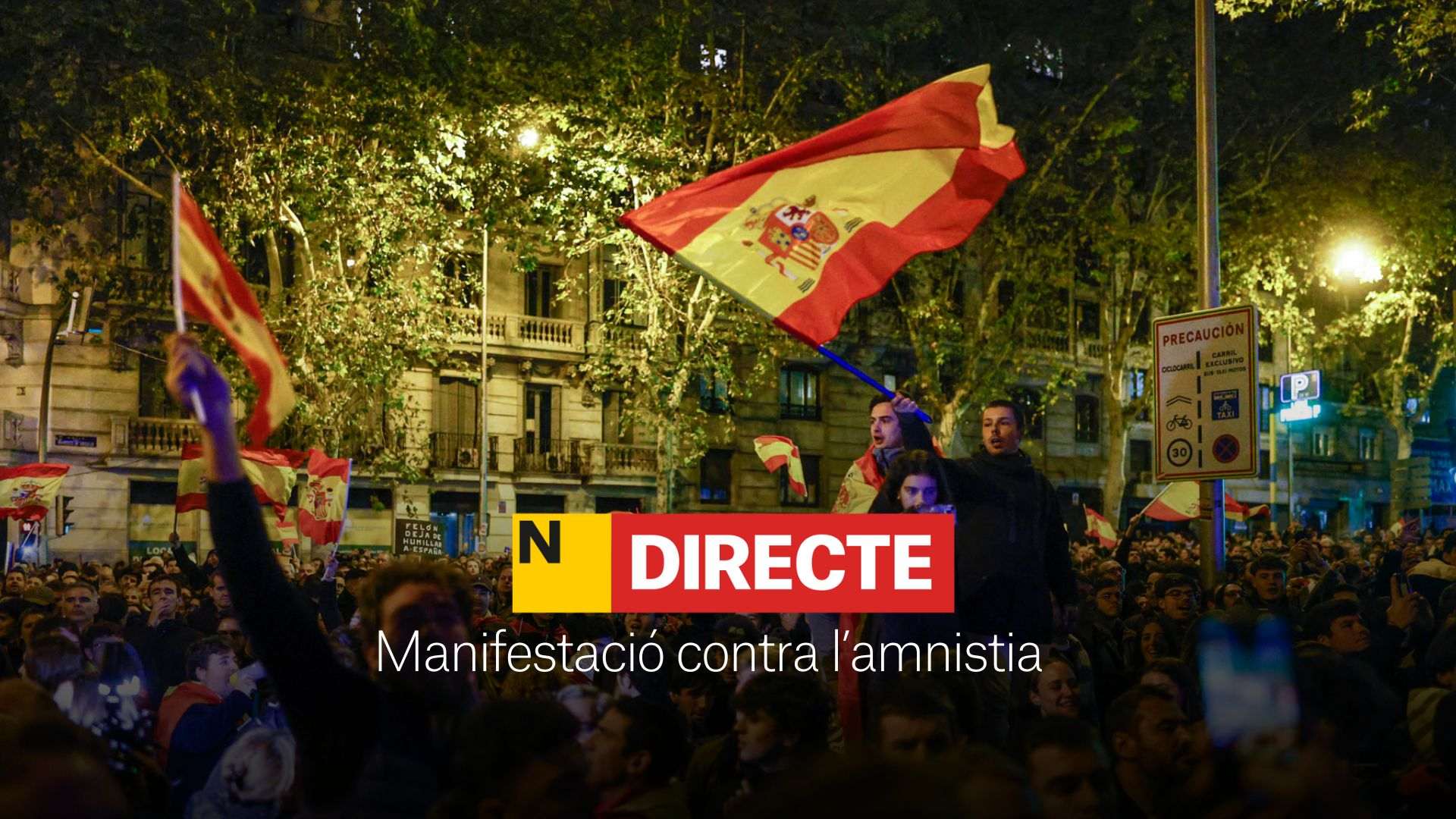 Manifestación en Ferraz, DIRECTO | Detenciones en Madrid en la protesta contra la amnistía