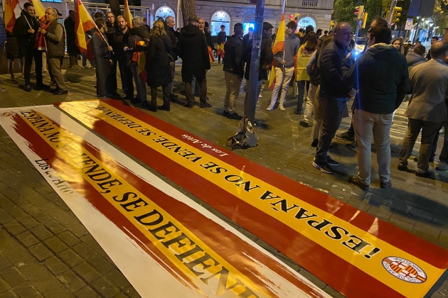 Ambiente placa Artos, protesta amnistía / Guillem Ramos Ambiente placa Artos, protesta amnistía / Guillem Ramos