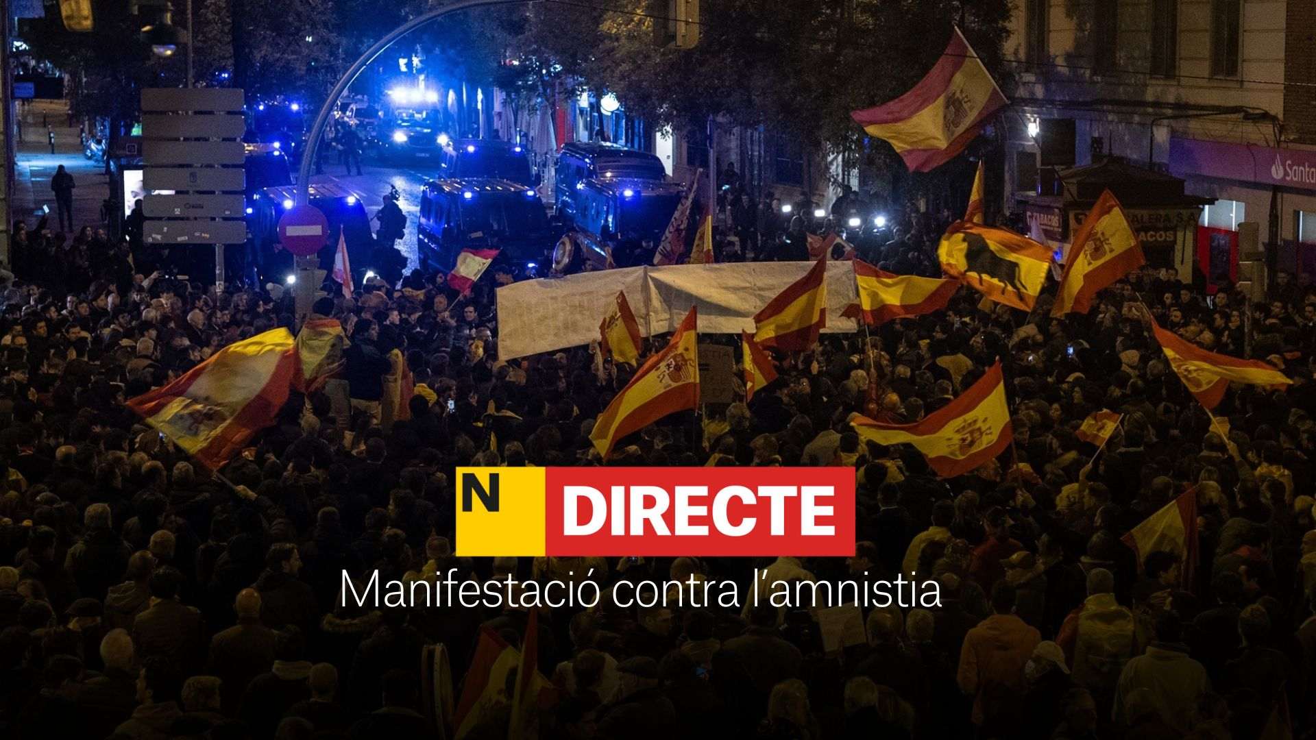 Manifestación en Ferraz contra la amnistía, DIRECTO | Últimas noticias del 11 de noviembre