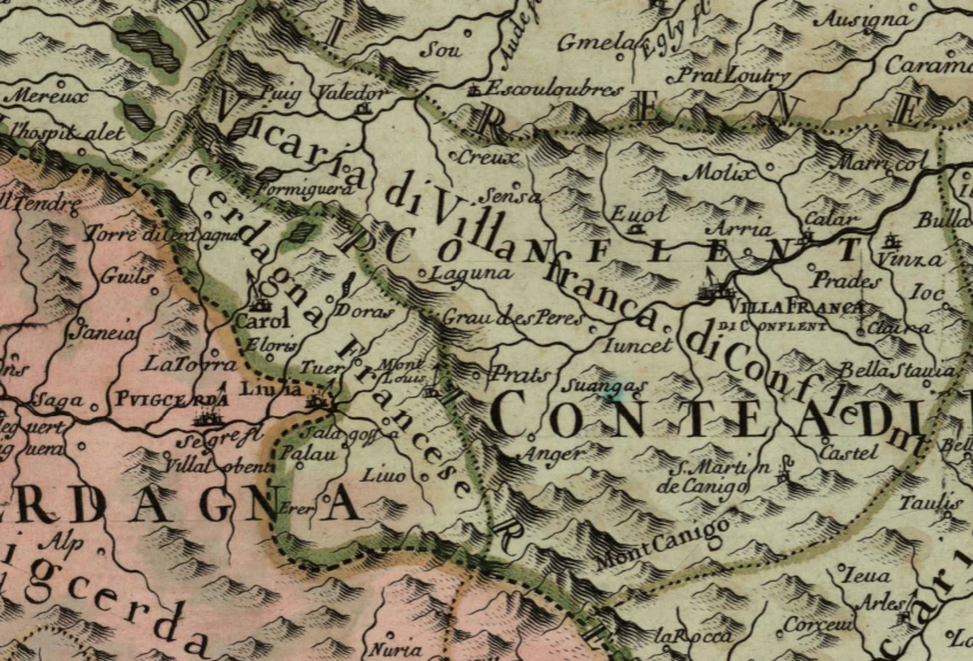 Els hispànics cedeixen a França l'Alta Cedanya en el segon tractat dels Pirineus