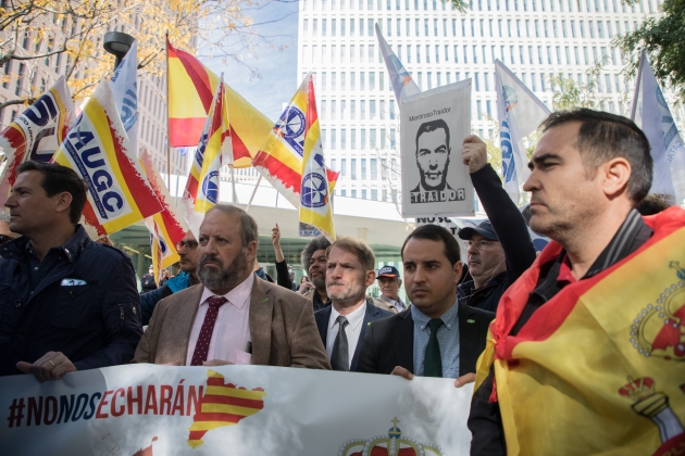 protesta sindicato policía española ciudad justicia foto eva parey