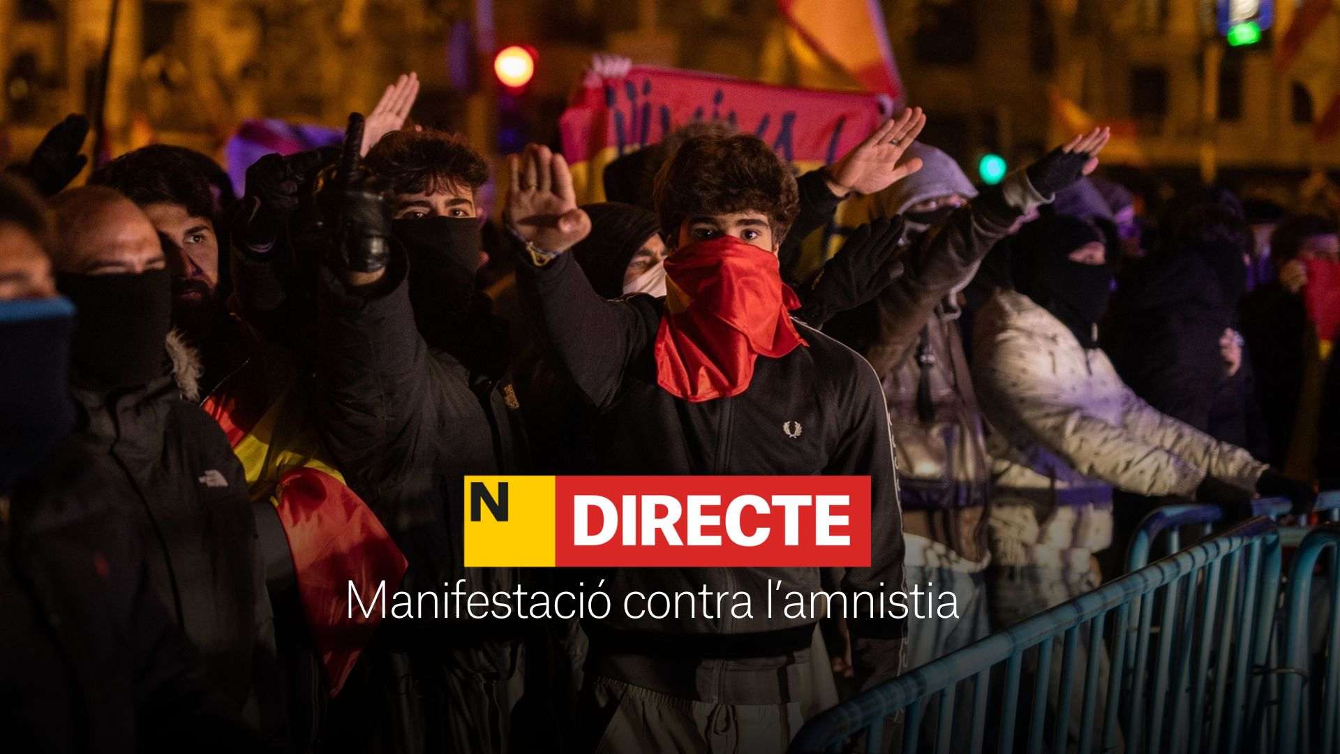 Manifestación en Madrid contra la amnistía, DIRECTO | Última hora de las protestas en Ferraz el 10 de noviembre de 2023