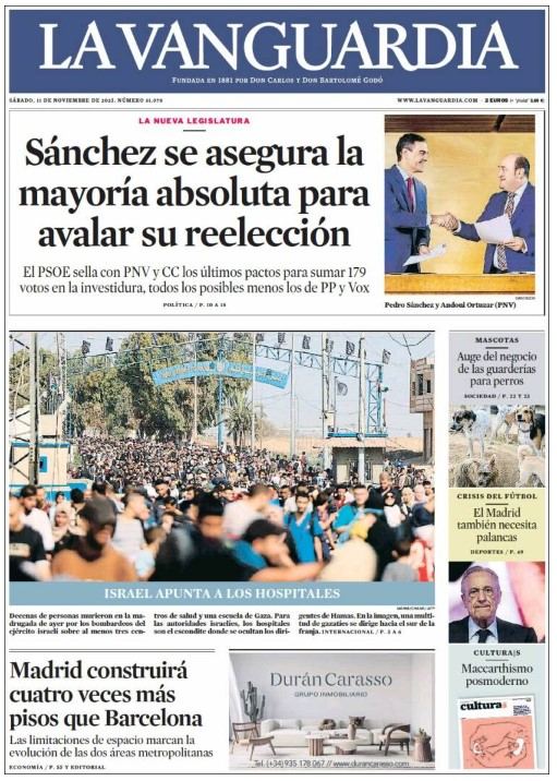 la vanguardia 11 novembre la vanguardia 11 novembre