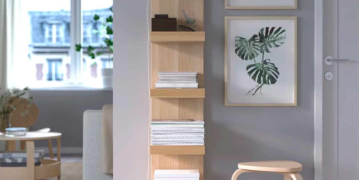 Ikea tiene la estantería perfecta para salones sin espacio