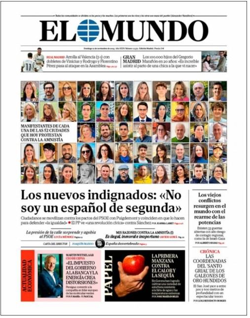 el mundo portada 12 novembre el mundo portada 12 novembre