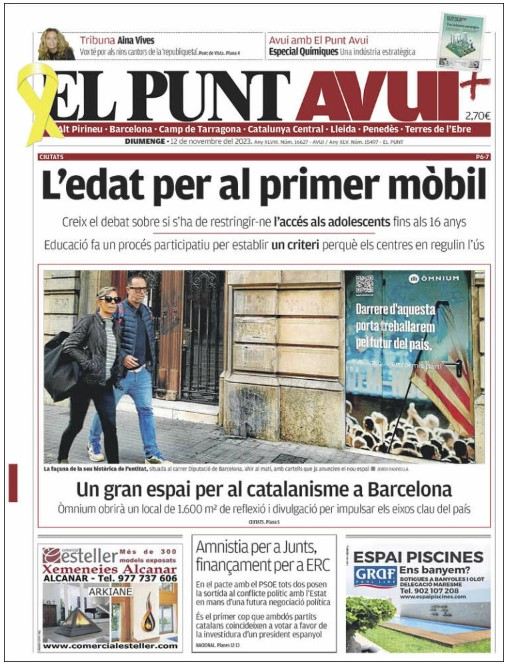 el punt avui 12 novembre el punt avui 12 novembre