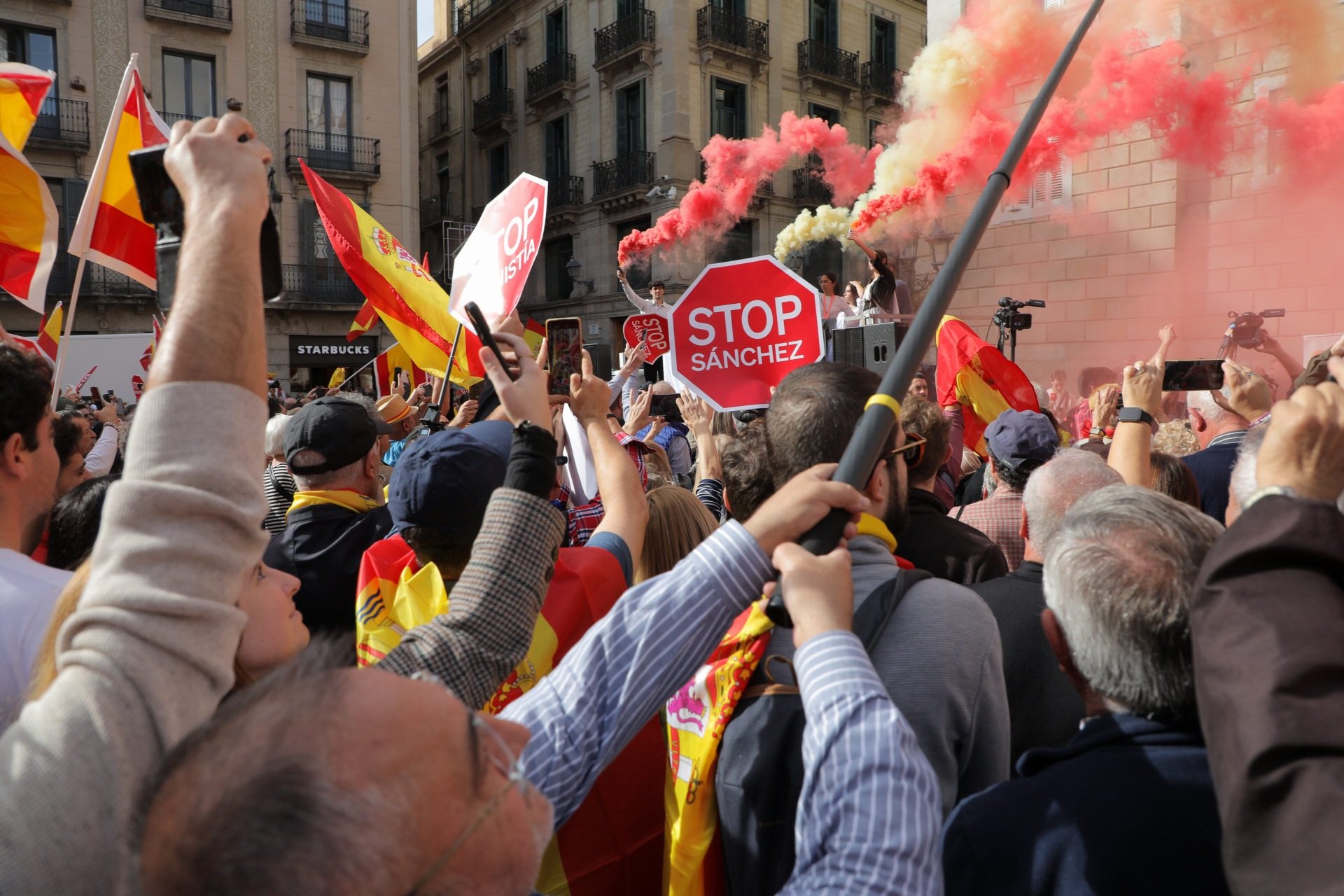 Et preocupen les manifestacions contra l'amnistia de l'espanyolisme?