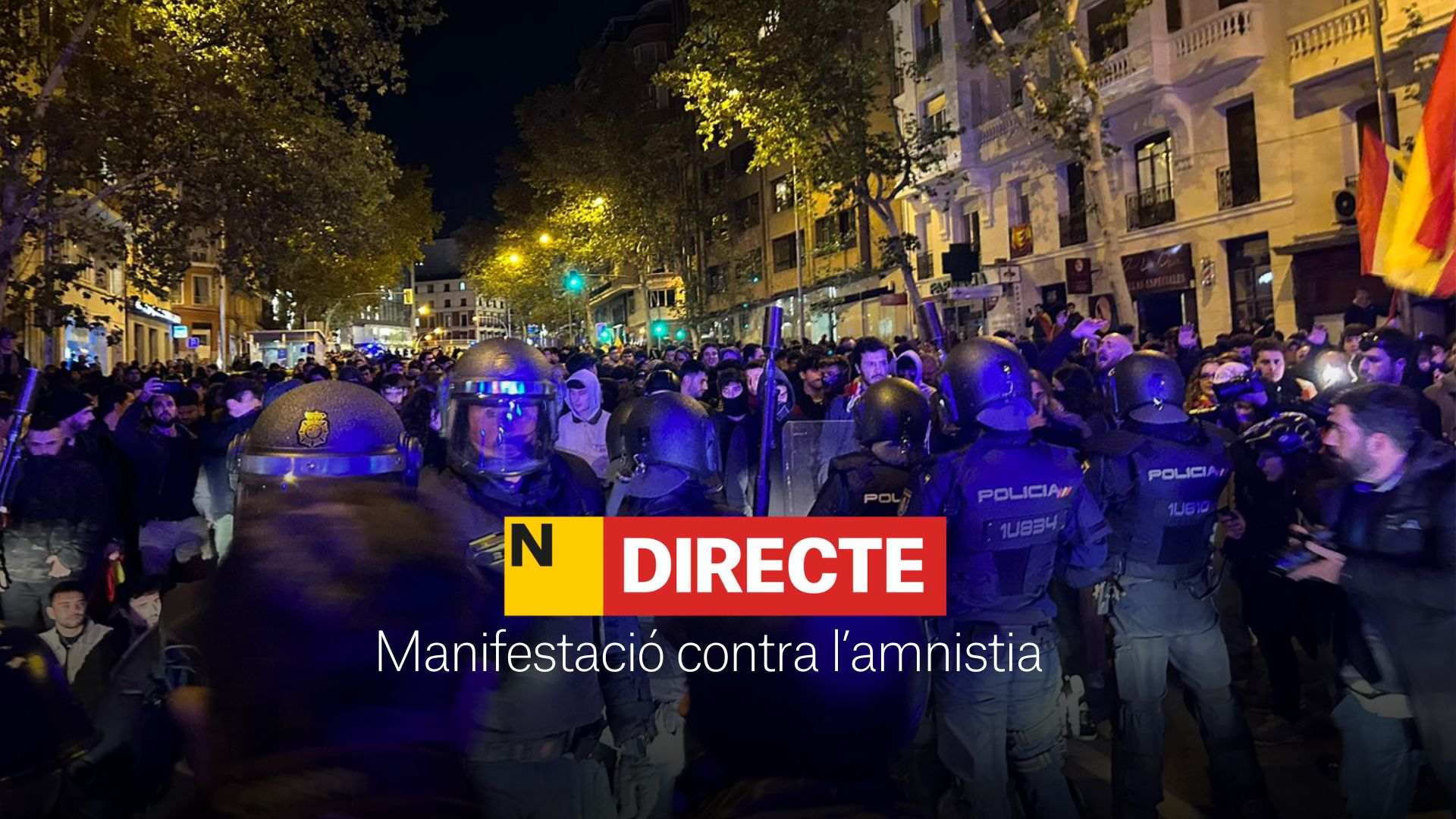 Manifestació a Ferraz contra l'amnistia, DIRECTE | Últimes notícies del 12 de novembre