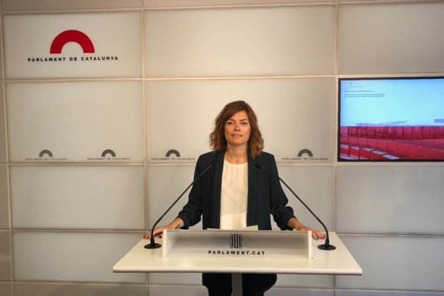 Elisenda Alamany Parlament   Nicolas Tomás