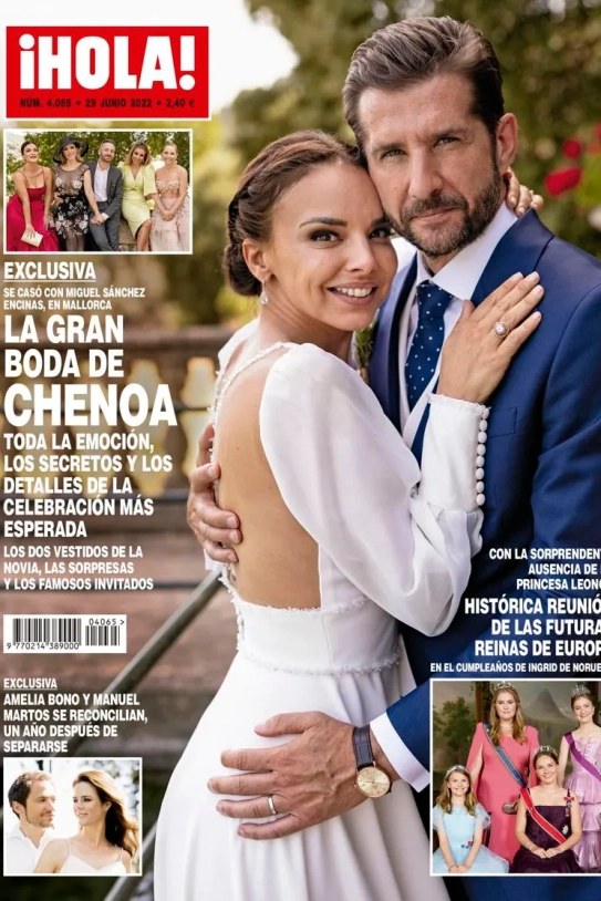 Portada Revista Boda Chenoa y Miguel / ¡Hola!