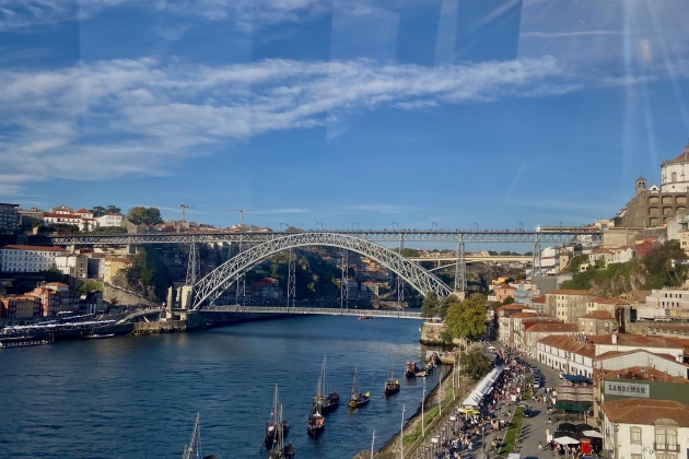 Vista del pont de Lluís I Vista del pont de Lluís I